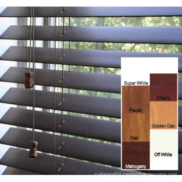 Wooden Wand Control Wooden Blinds (SGD-W-5619)